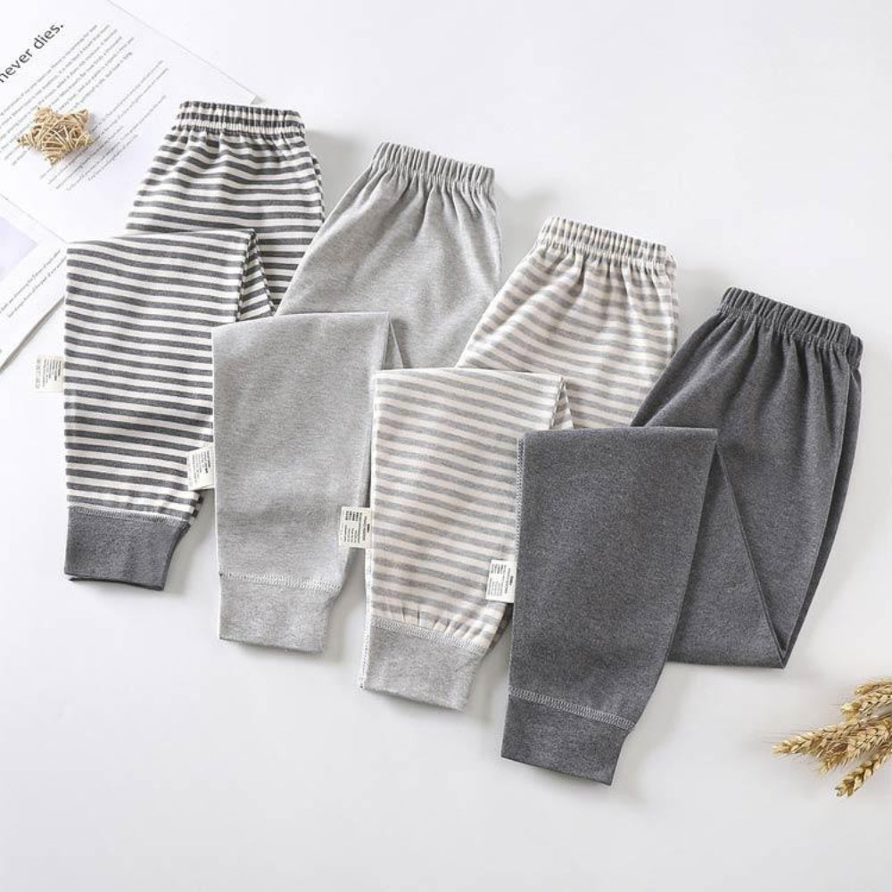 Boys Gray Jogger Pants - Beekee