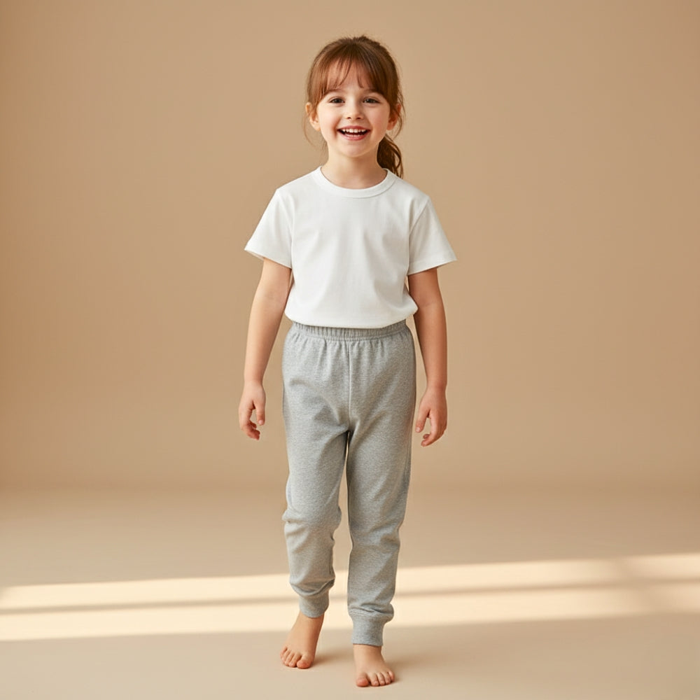 Boys Gray Jogger Pants - Beekee