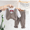 Boys Herringbone Vest and Pants Suit Set - Beekee