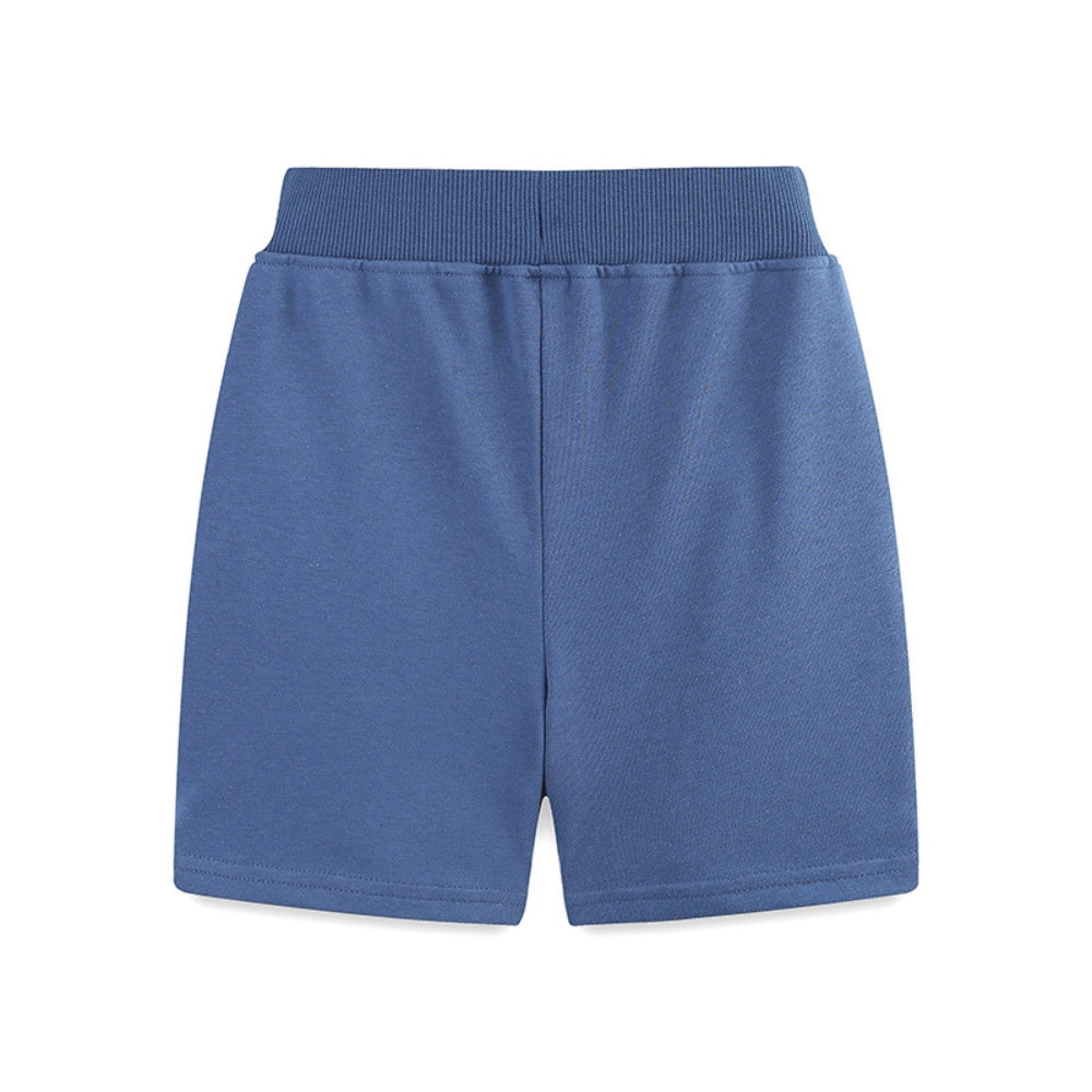 Boys Shark Patch Drawstring Shorts with Pockets - Beekee