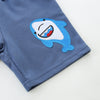 Boys Shark Patch Drawstring Shorts with Pockets - Beekee