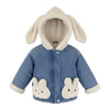 Bunny Ear Denim Fleece Jacket - Beekee