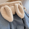 Bunny Ear Denim Fleece Jacket - Beekee