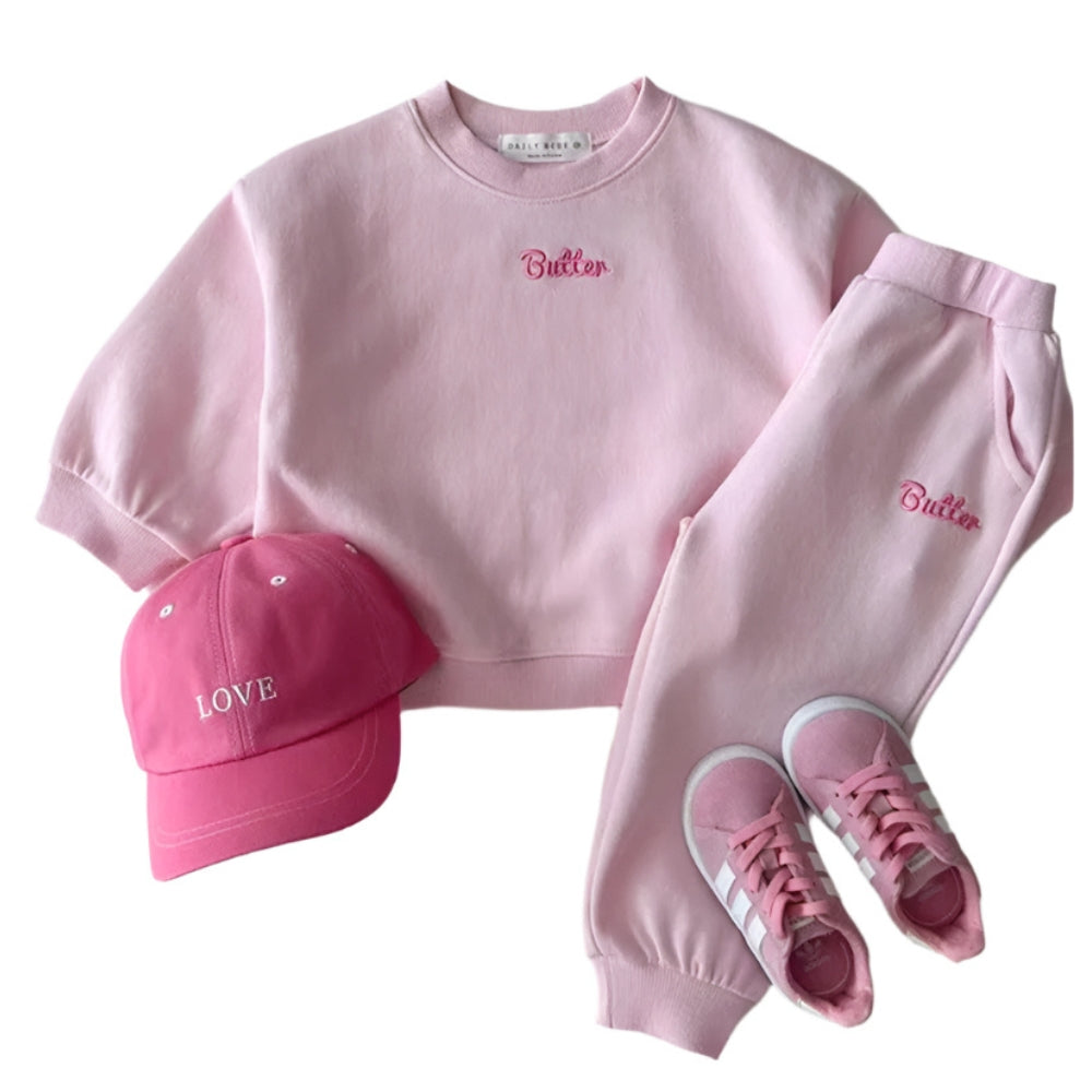 Butter Sweatshirt and Jogger Set - Beekee