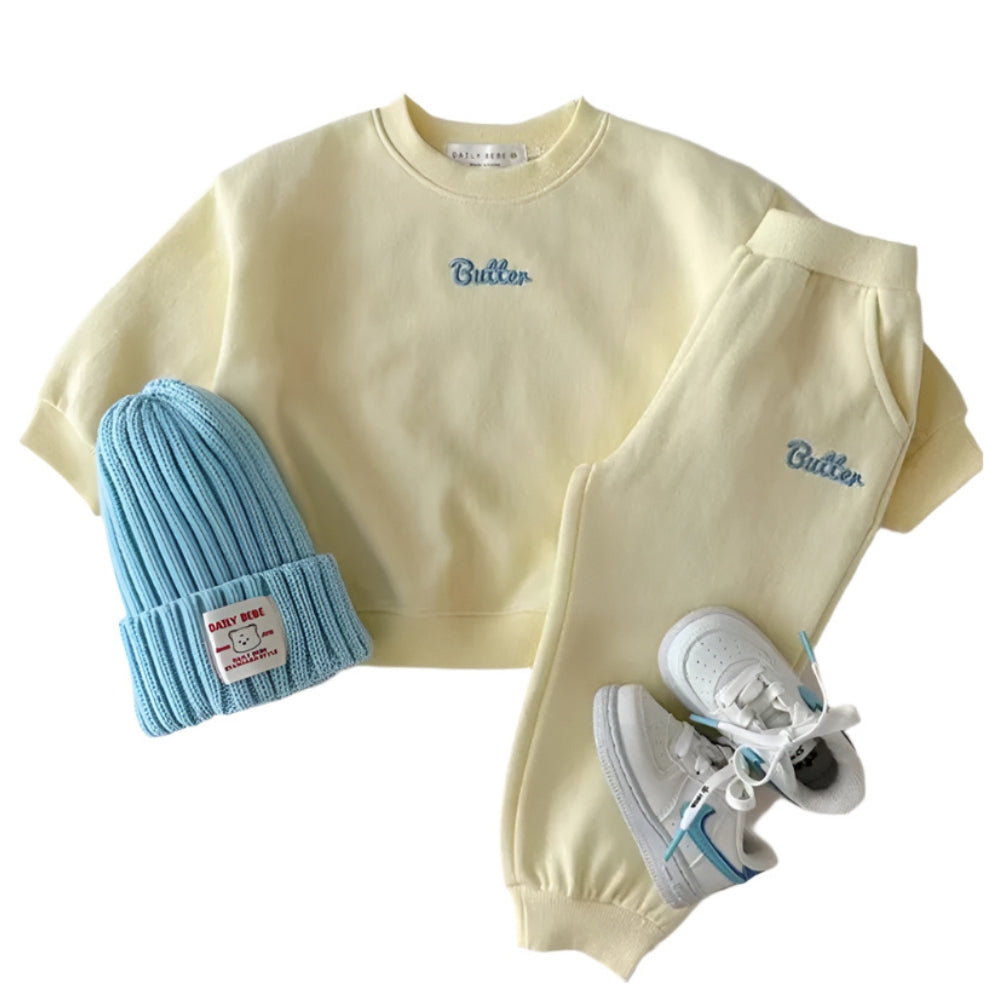 Butter Sweatshirt and Jogger Set - Beekee