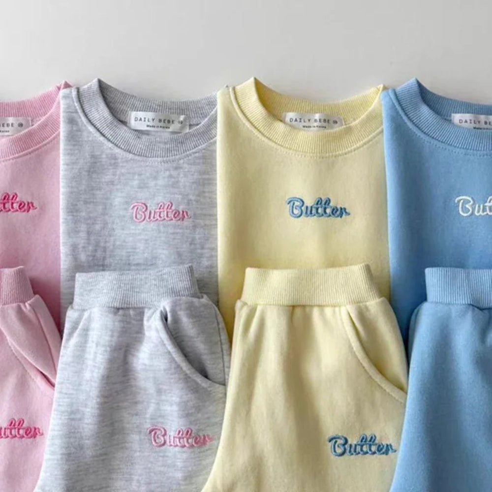 Butter Sweatshirt and Jogger Set - Beekee