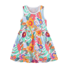 Butterflies Floral Print Girls Summer Dress - Beekee