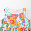 Butterflies Floral Print Girls Summer Dress - Beekee