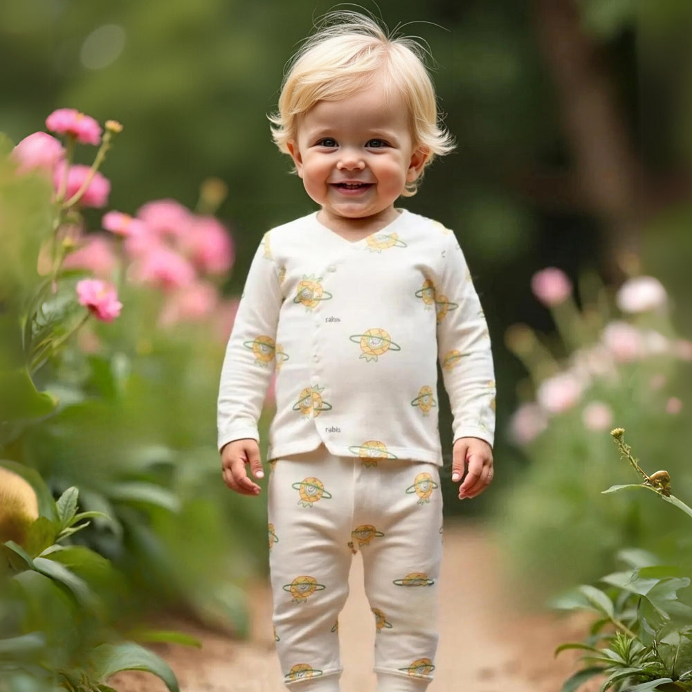 Cartoon Print Soft Cotton Pajama Set - Beekee