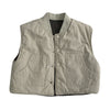 Charming Gingham Reversible Padded Vest - Beekee