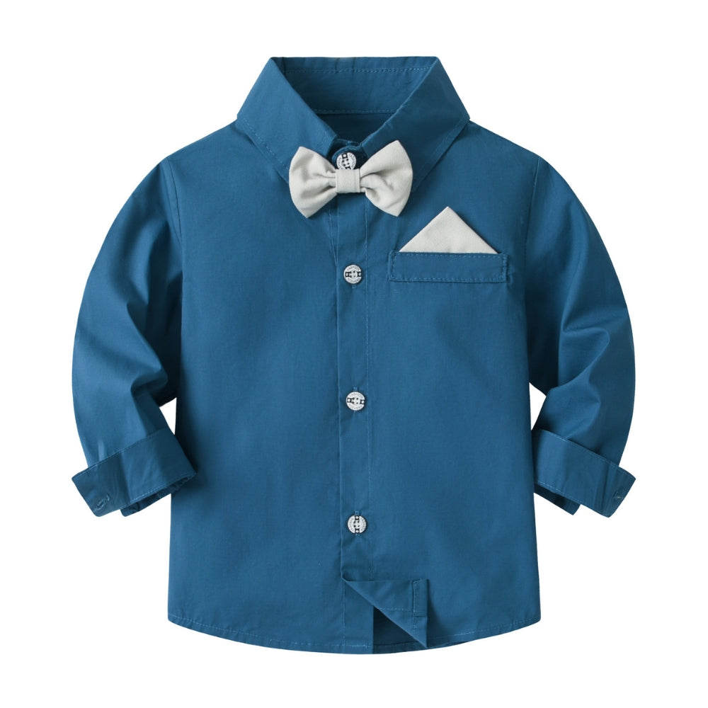 Charming Little Gentleman Bow Tie and Suspenders Set - Beekee