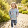 Colorful Butterfly Girls Hooded Jacket - Beekee