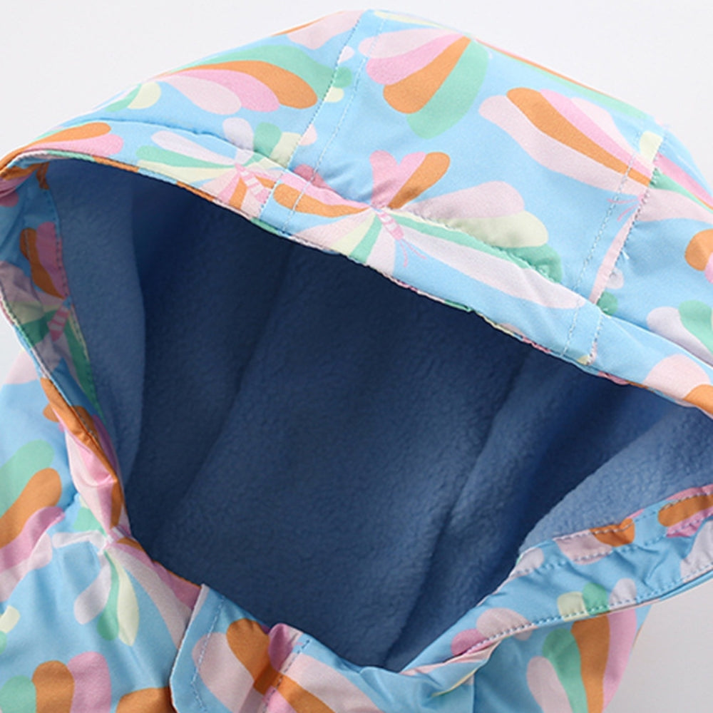 Colorful Butterfly Girls Hooded Jacket - Beekee