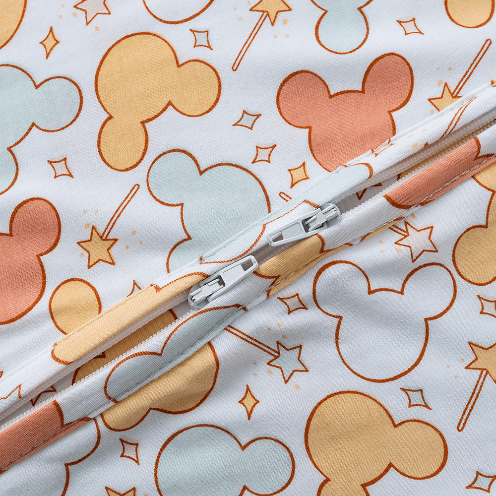 Colorful Mickey-Inspired Print Baby Romper - Beekee