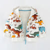 Cool Dino Adventure Kids Zip Hoodie - Beekee