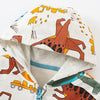Cool Dino Adventure Kids Zip Hoodie - Beekee