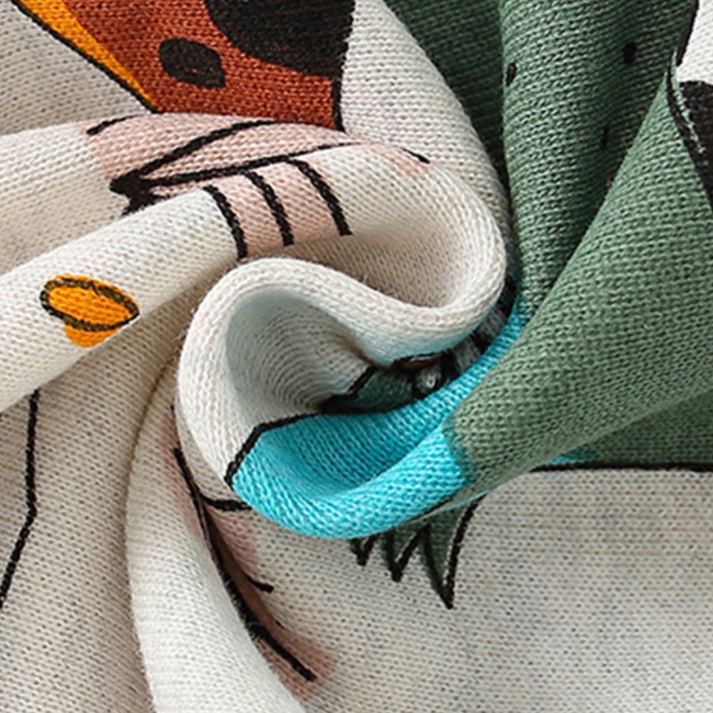 Cool Dino Adventure Kids Zip Hoodie - Beekee