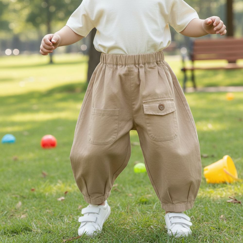 Cool Pocket Cargo Pants for Little Kids
