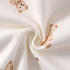 Cotton Snap-Up Baby Romper with Animal Print - Beekee