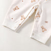 Cotton Snap-Up Baby Romper with Animal Print - Beekee