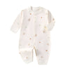 Cotton Snap-Up Baby Romper with Animal Print - Beekee