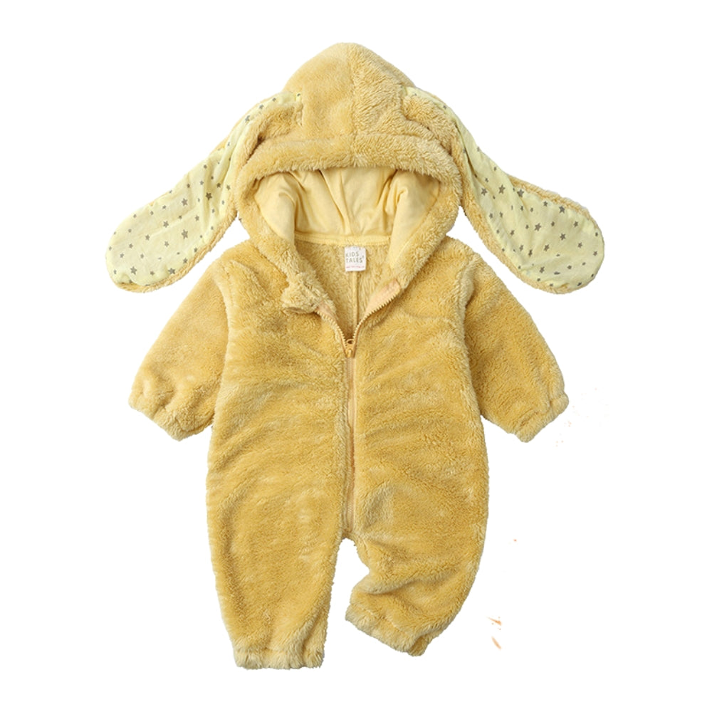 Cozy Bunny Ear Baby Romper - Beekee