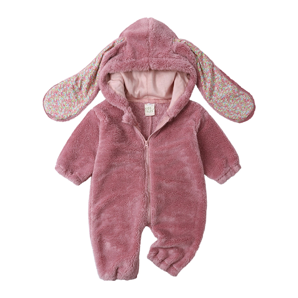 Cozy Bunny Ear Baby Romper - Beekee