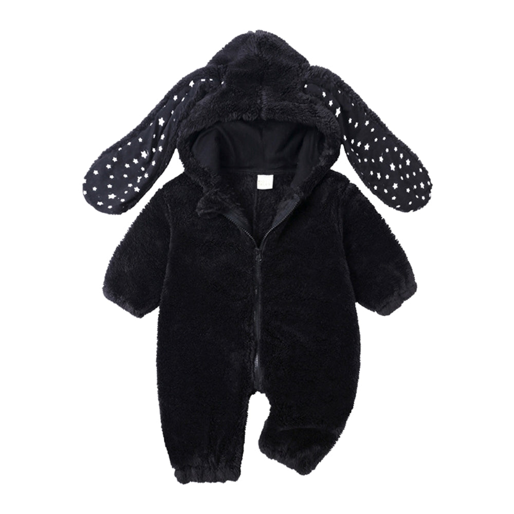 Cozy Bunny Ear Baby Romper - Beekee