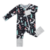 Cozy Baby Romper With Playful Print & Easy Zipper - Beekee