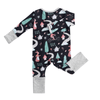 Cozy Baby Romper With Playful Print & Easy Zipper - Beekee