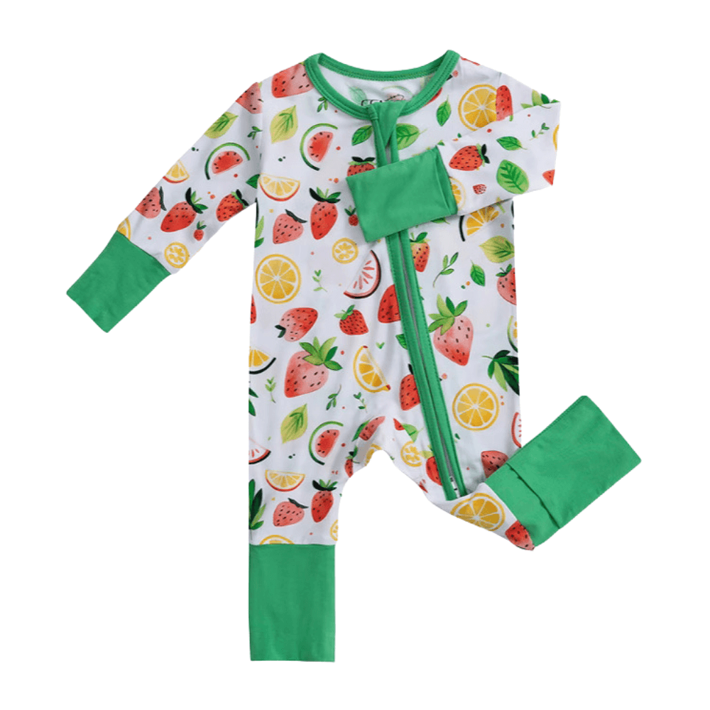 Cozy Baby Romper With Playful Print & Easy Zipper - Beekee
