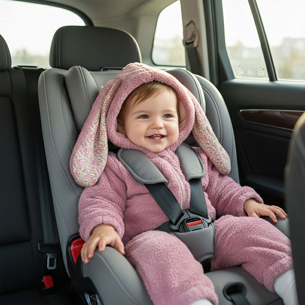 Cozy Bunny Ear Baby Romper - Beekee