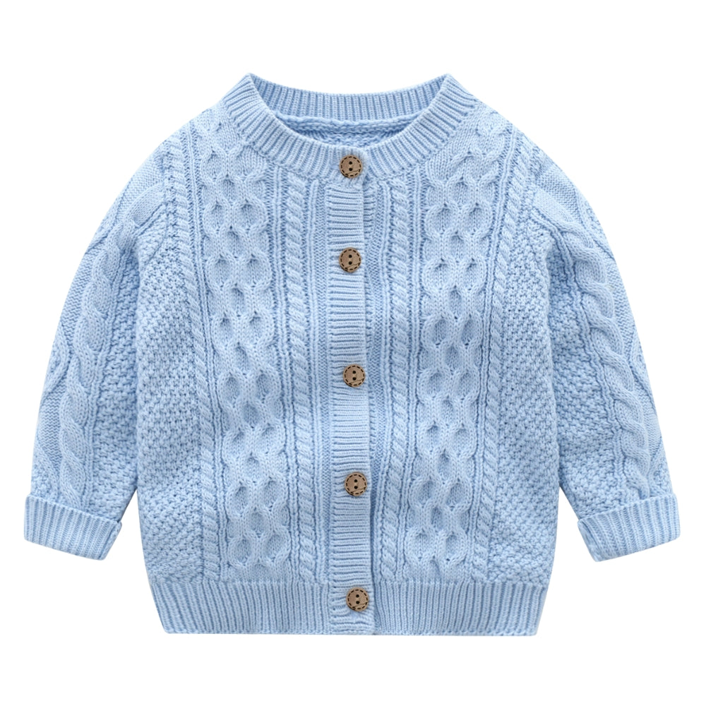 Cozy Cable-Knit Button Cardigan - Beekee