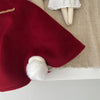 Cozy Christmas Velvet Baby Cape - Beekee
