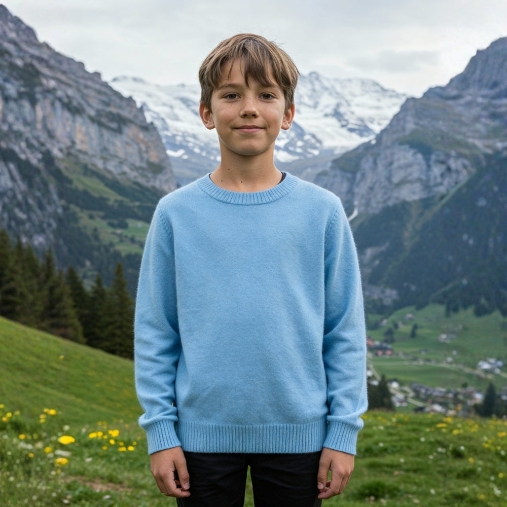 Cozy Kids Classic Crewneck Sweater - Beekee