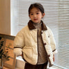 Cozy Quilted Bear Patch Jacket - Beekee