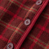 Cozy Red Plaid Baby Coat - Beekee