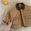 Kids Quilted Teddy Patch Jacket - Beekee