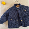 Kids Quilted Teddy Patch Jacket - Beekee