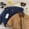 Kids Quilted Teddy Patch Jacket - Beekee