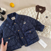 Cozy Teddy Patch Quilted Kids Jacket - Beekee