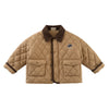 Cozy Teddy Patch Quilted Kids Jacket - Beekee