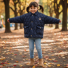 Cozy Teddy Patch Quilted Kids Jacket - Beekee