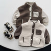 Cozy Two-Tone Sherpa Kids Jacket - Beekee