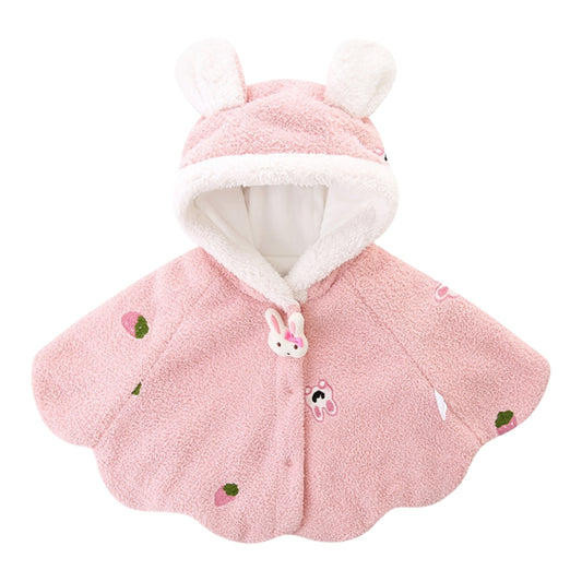 Cute Bunny Ears Fleece Poncho - Beekee