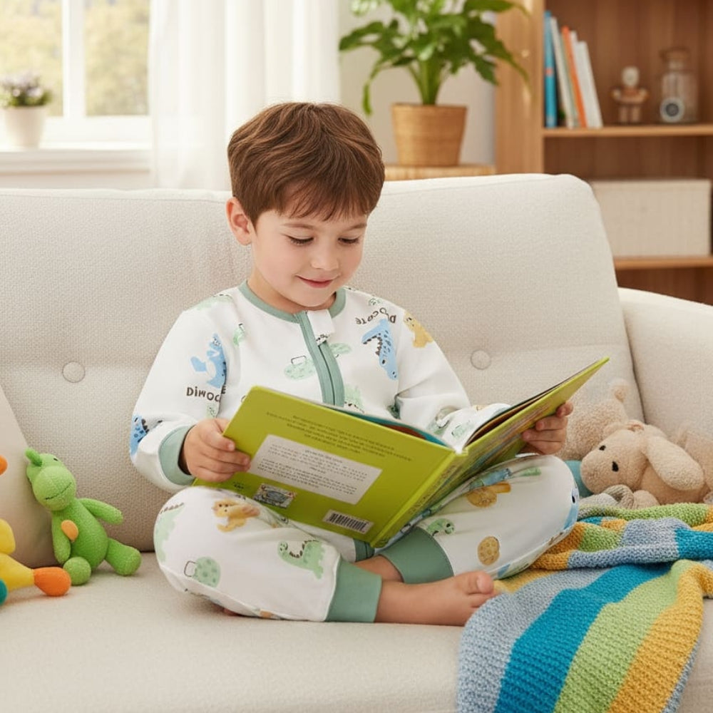 Cute All-Over Print Baby Sleep Romper - Beekee