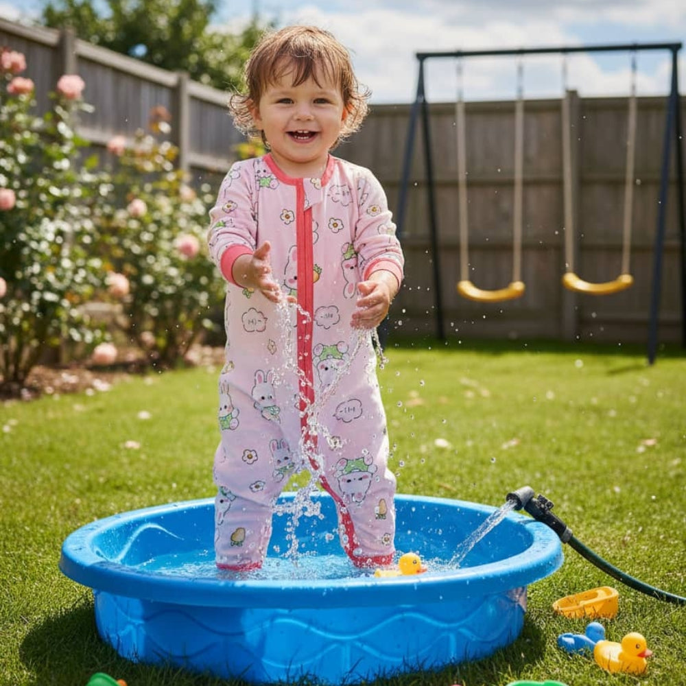 Cute All-Over Print Baby Sleep Romper - Beekee