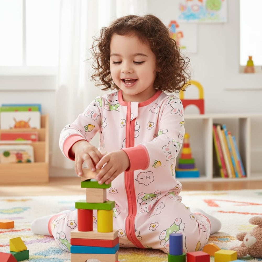 Cute All-Over Print Baby Sleep Romper - Beekee