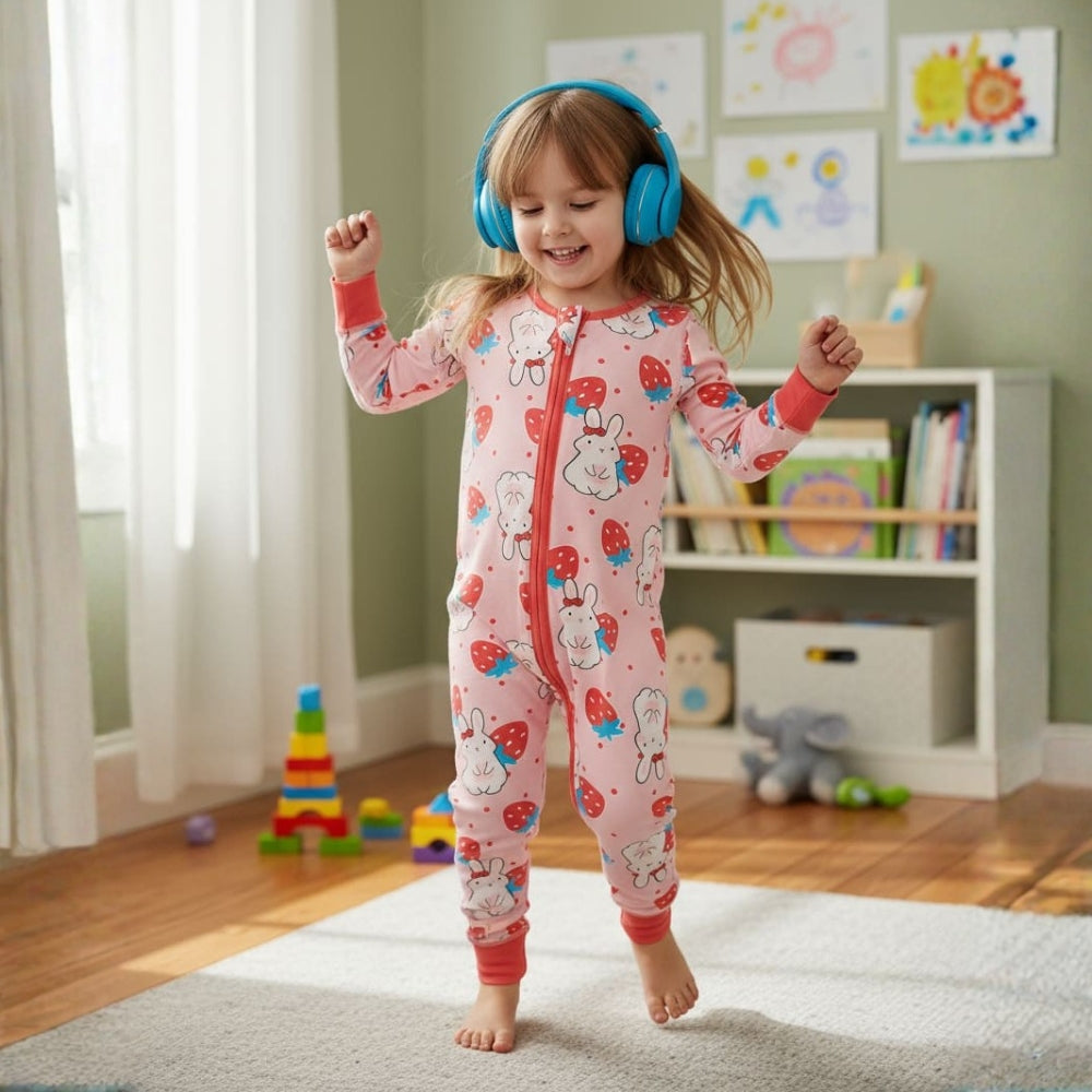 Cute All-Over Print Baby Sleep Romper - Beekee