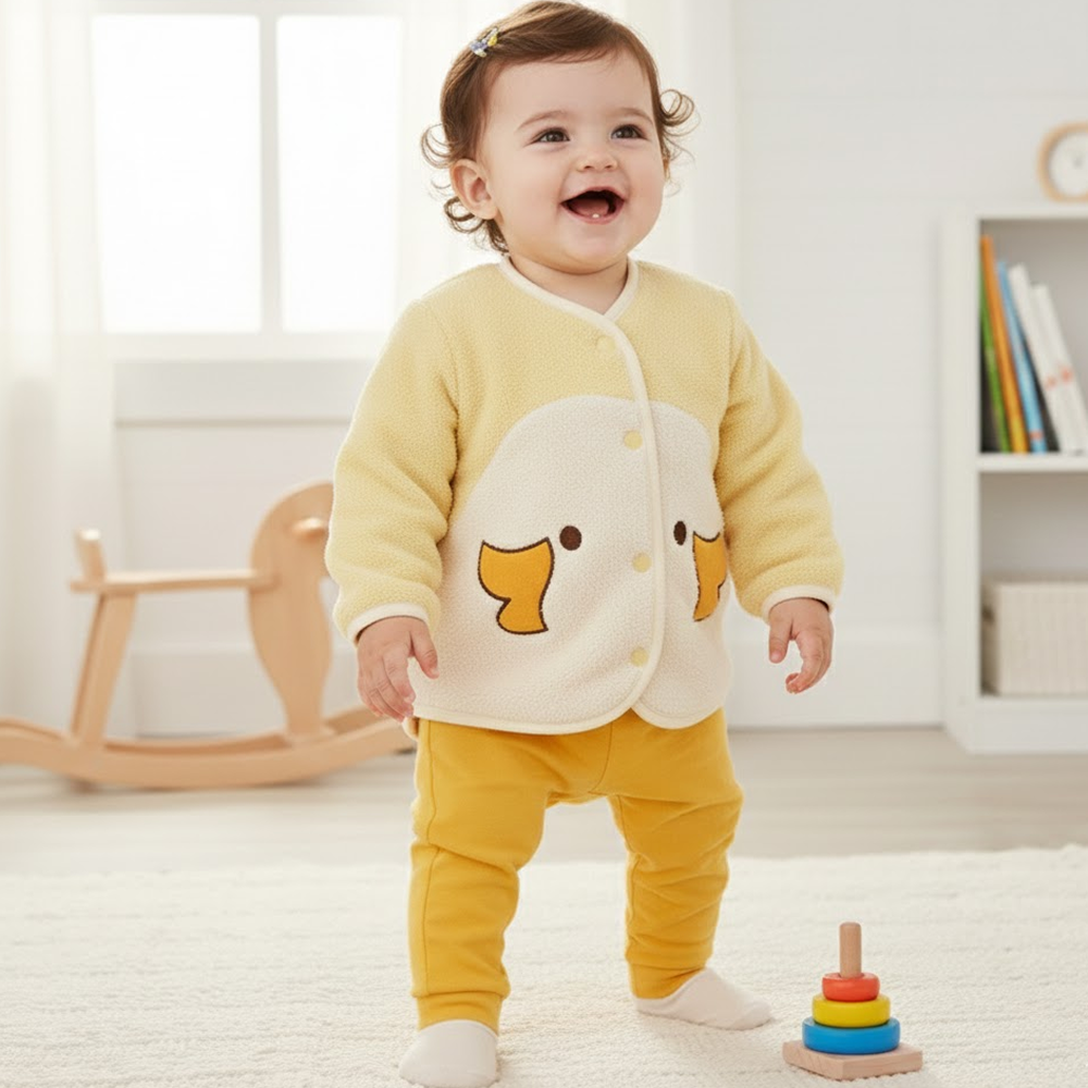 Cute Animal Fleece Baby Jacket - Beekee